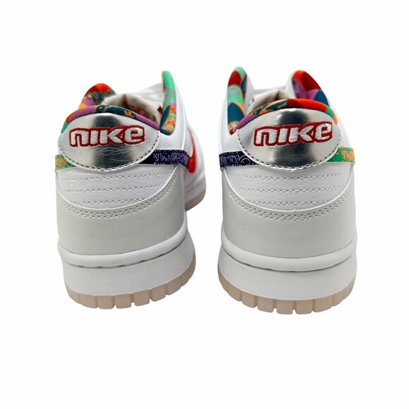 ✨Nike Dunk Low GS Paisley Size 6Y Kid's shoes Sneakers White FN8913-141✨ - Picture 4 of 10